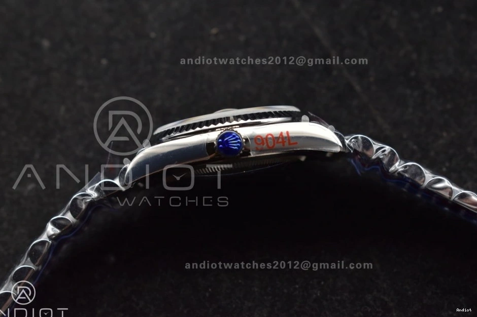 Bracelet vr3255 on Weight) Steel President 904L 36 Crystal SS QF Dial Edition Best (Gain DayDate Blue V5 0412